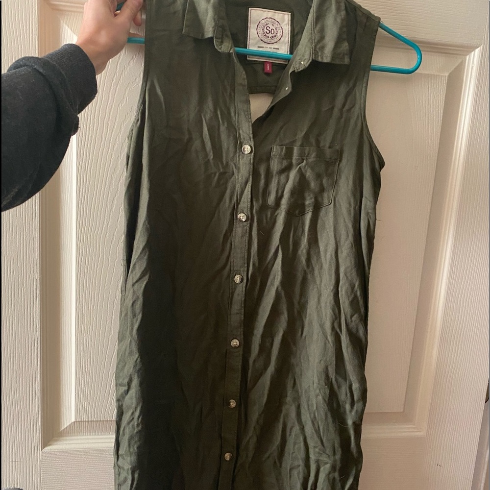 Army Green Dress